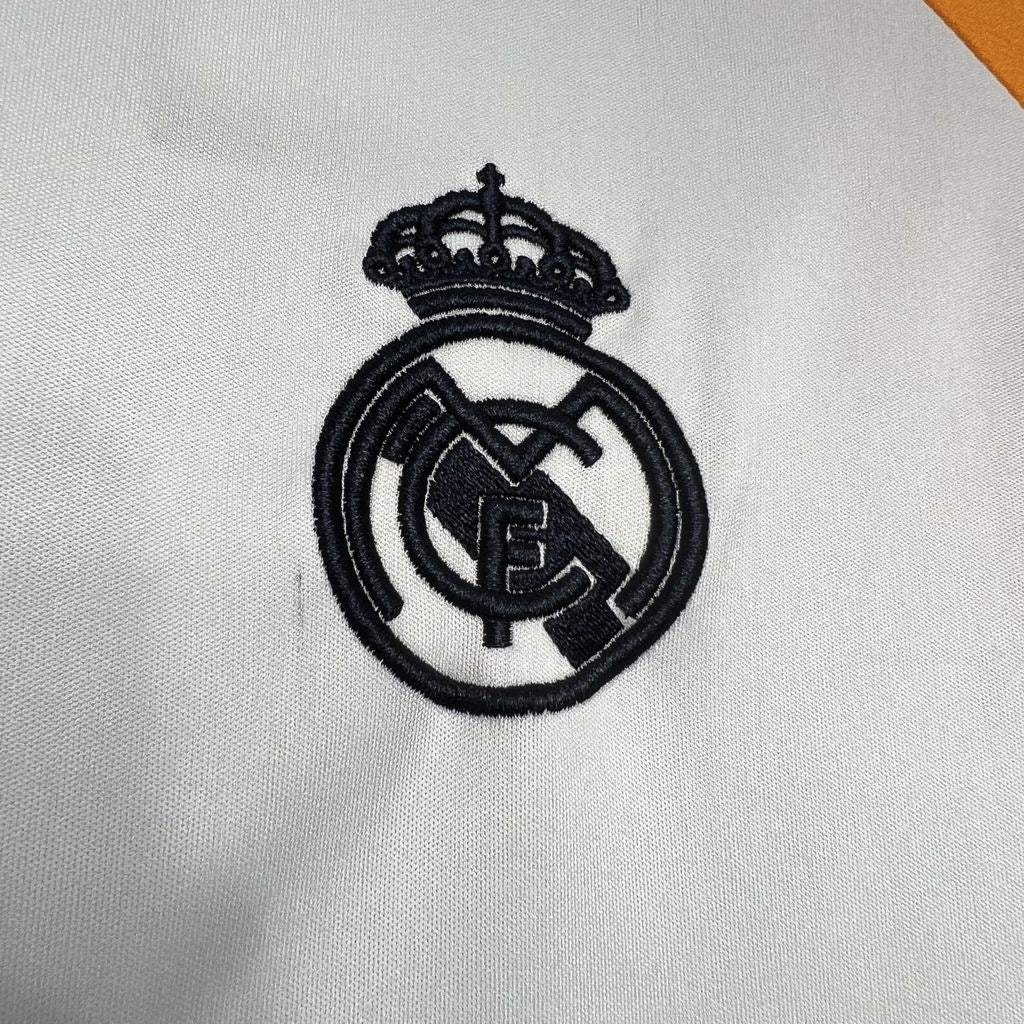 Real Madrid Training Blanc/Orange 2024/2025 - Vêtements de sport