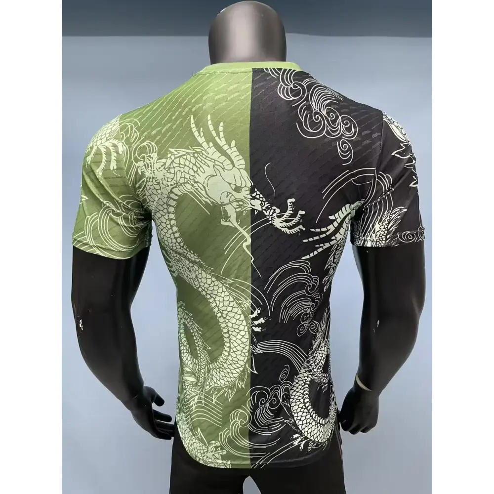 Real Madrid Vert/Noir Dragon Version Joueur 2025/2026 - Vêtements de sport