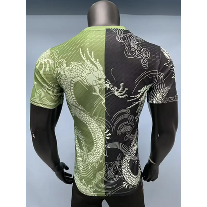 Real Madrid Vert/Noir Dragon Version Joueur 2025/2026 - Vêtements de sport