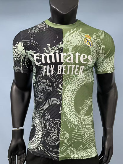 Real Madrid Vert/Noir Dragon Version Joueur 2025/2026 - Vêtements de sport