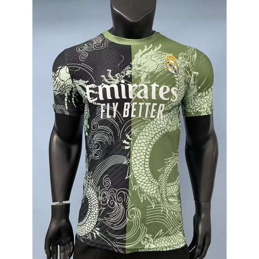 Real Madrid Vert/Noir Dragon Version Joueur 2025/2026 - Vêtements de sport
