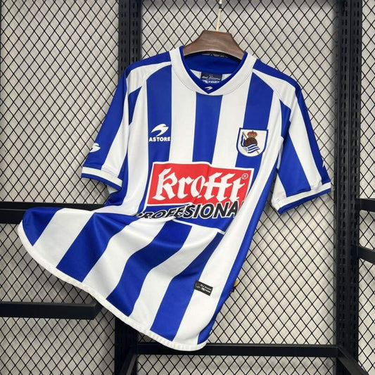 Real Sociedad Retro Domicile 2002/2003 - Vêtements de sport