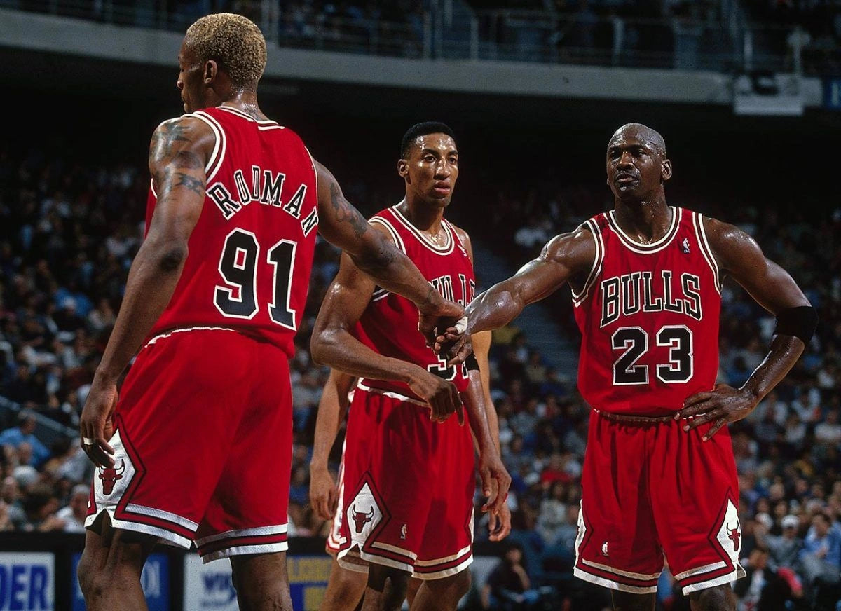 Chicago Bulls Home Red Jersey 1995-1996