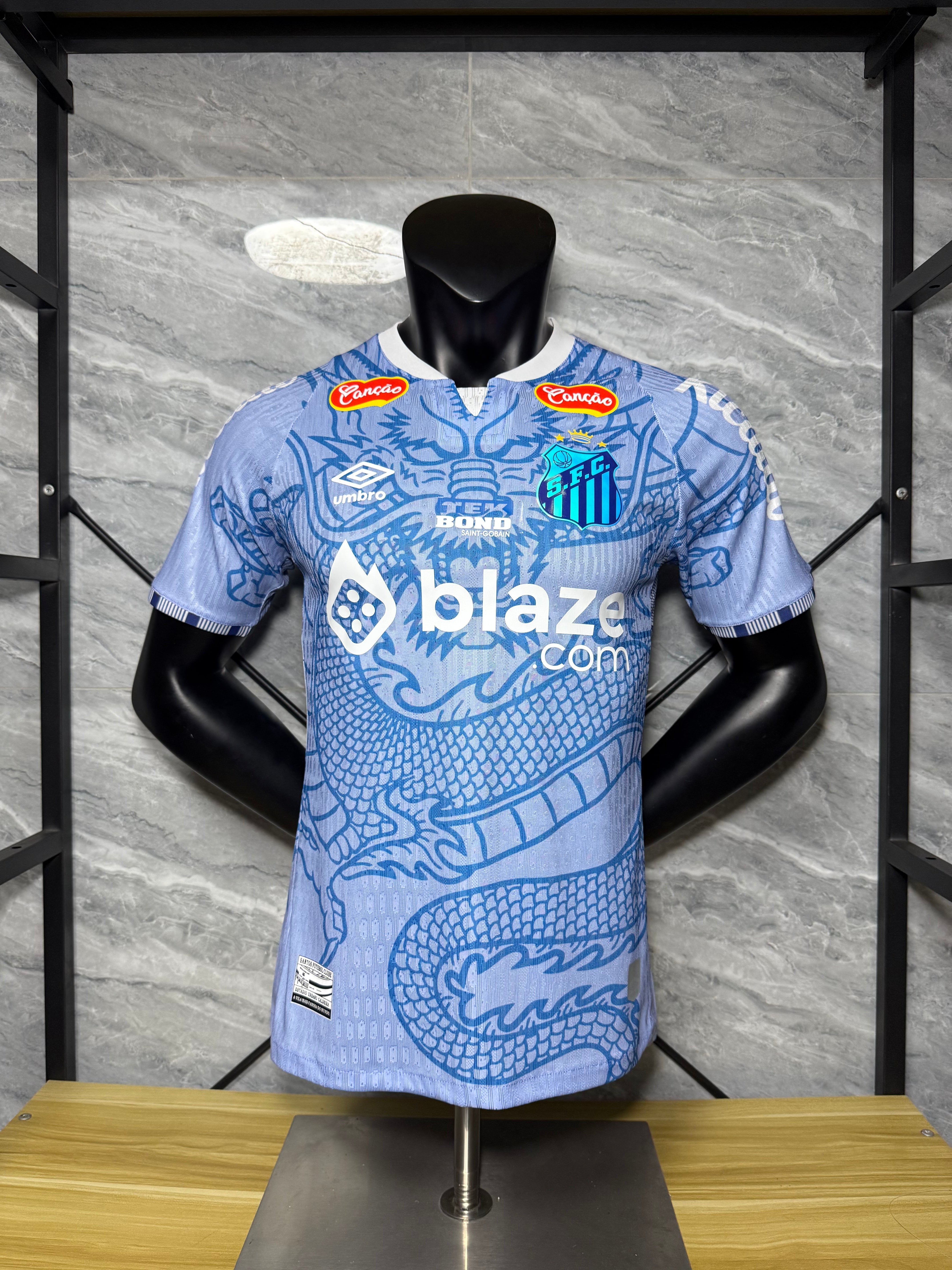 Santos Bleu Version Joueur 2025/2026 - Vêtements de sport