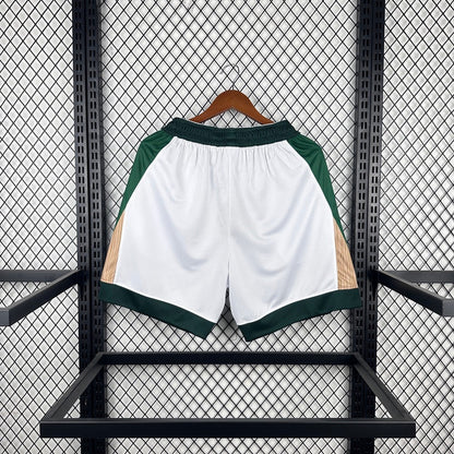 Short Boston Celtics Blanc 24/25 - Vêtements de sport