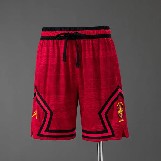 Short Brésil Coupe du Monde 2026 Jordan Rouge - Vêtements de sport