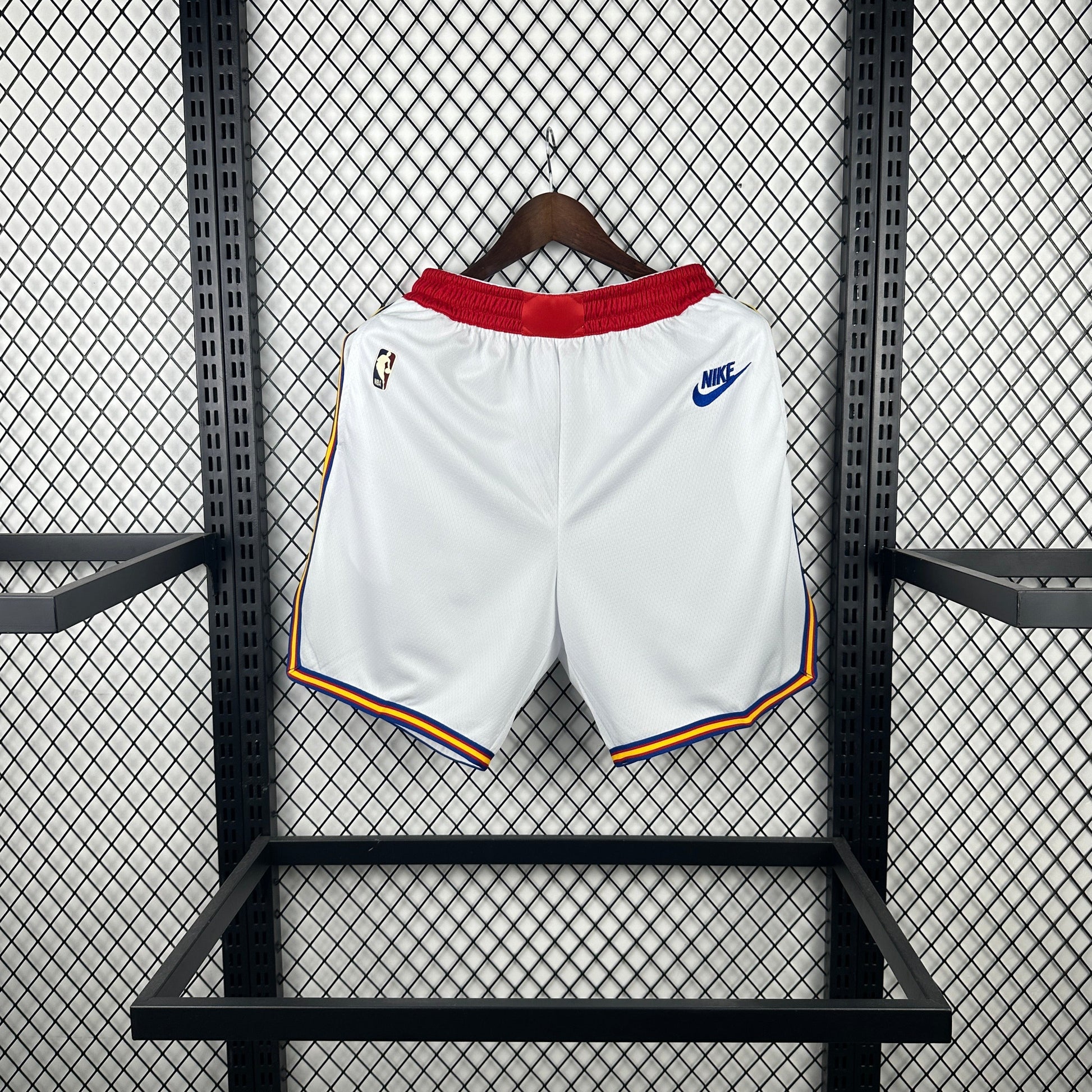 Short Golden State Warriors blanc 24/25 - Vêtements de sport