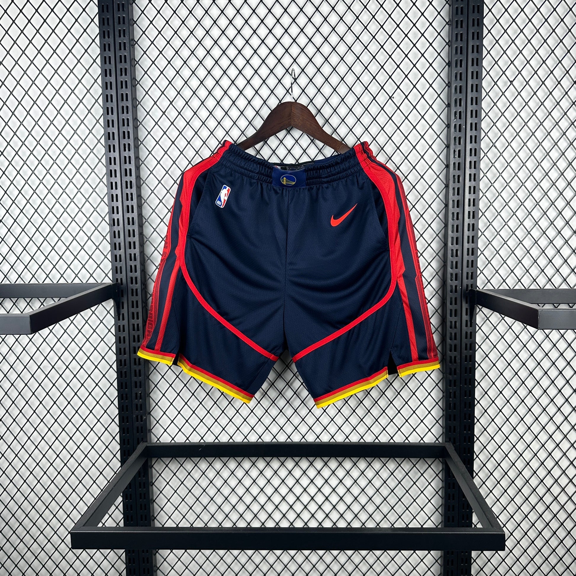 Short Golden State Warriors bleu 24/25 - Vêtements de sport