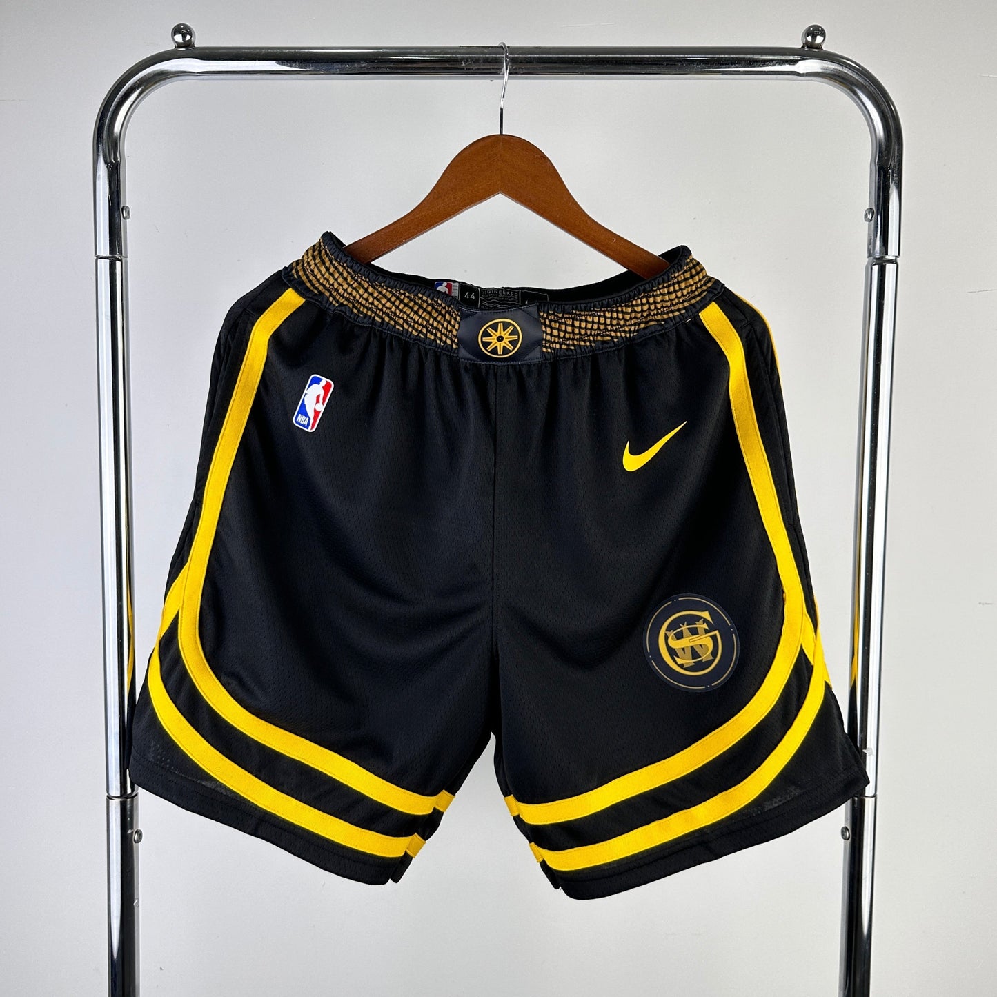 Short Golden State Warriors noir 24/25 - Vêtements de sport
