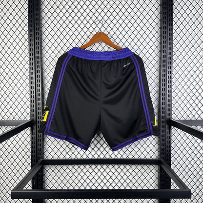 Short Los Angeles Lakers noir 24/25 - Vêtements de sport
