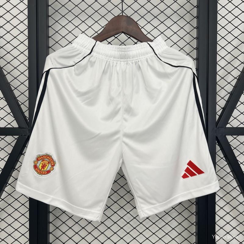 Short Manchester United Domicile 2025/2026 - Vêtements de sport
