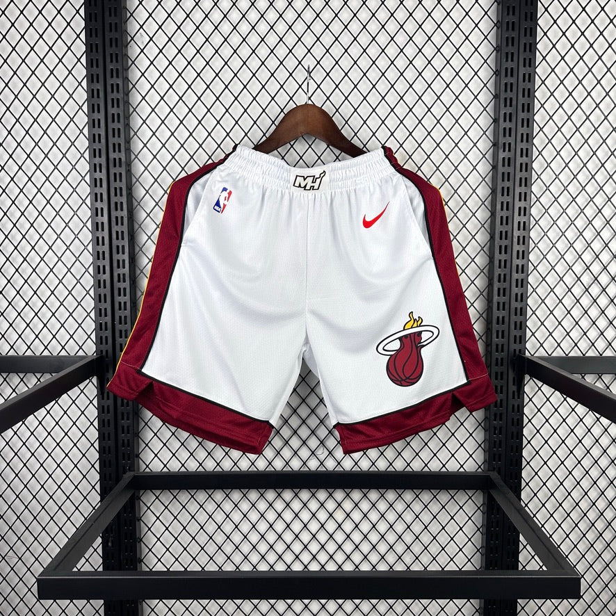 Short Miami Heat Blanc - Vêtements de sport