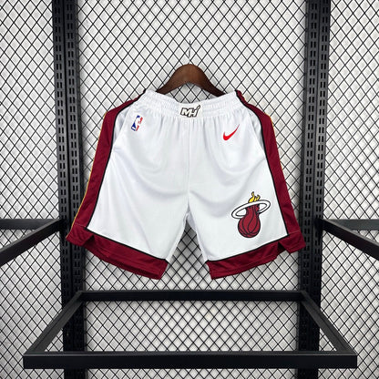 Short Miami Heat Blanc - Vêtements de sport