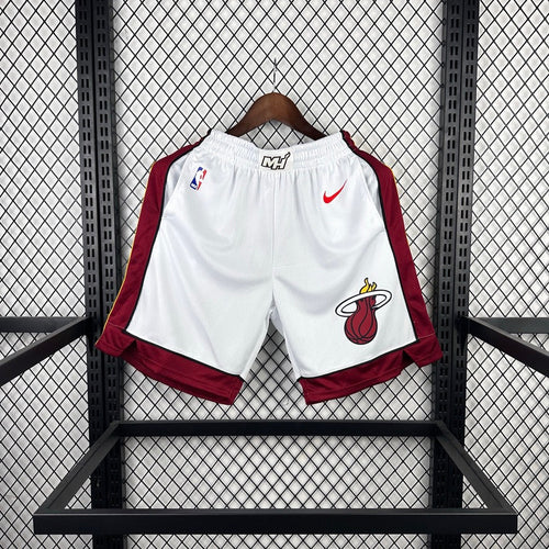 Short Miami Heat Blanc - Vêtements de sport