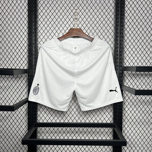Short Milan AC Blanc 2024/2025 - Vêtements de sport