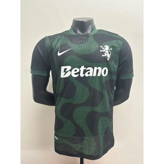 Sporting CP Extérieur 3 Version Joueur 2025/2026 Vêtements de sport