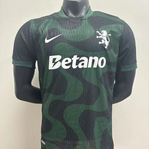 Sporting CP Extérieur 3 Version Joueur 2025/2026 Vêtements de sport