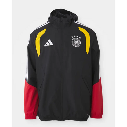 Survêtement A Capuche Coupe-Vent Allemagne Noir 2026