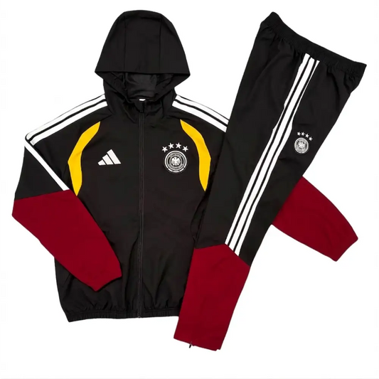 Survêtement A Capuche Coupe-Vent Allemagne Noir 2026