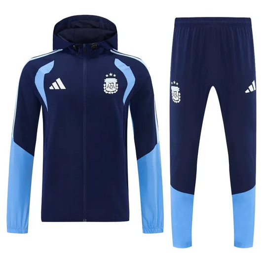 Survêtement A Capuche Coupe-Vent Argentine Bleu 2026 - Vêtements de sport