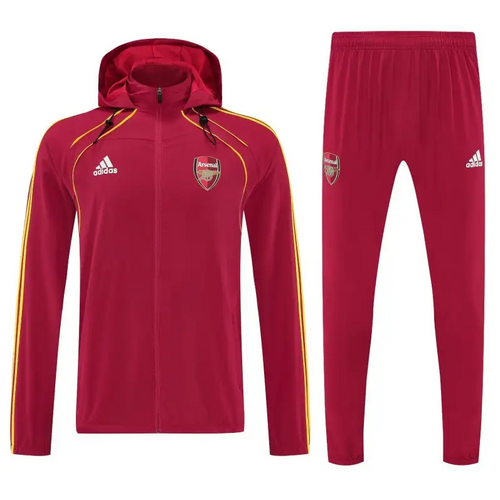Survêtement A Capuche Coupe-Vent Arsenal Rouge 2026 - Vêtements de sport