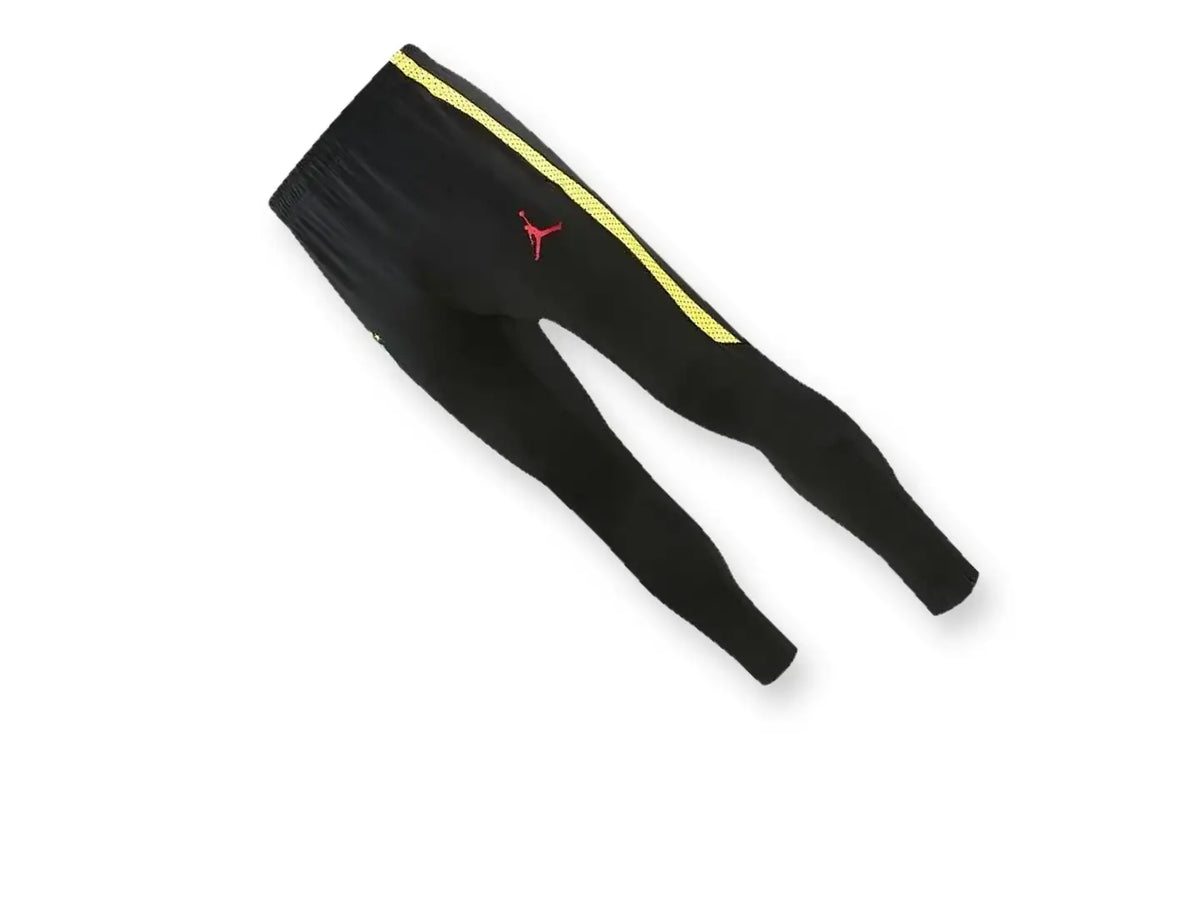 Pantalon de survêtement training Brésil noir et jaune
