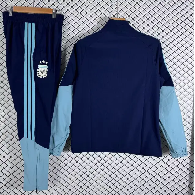 Survêtement Coupe-Vent Argentine Bleu 2026 - Vêtements de sport