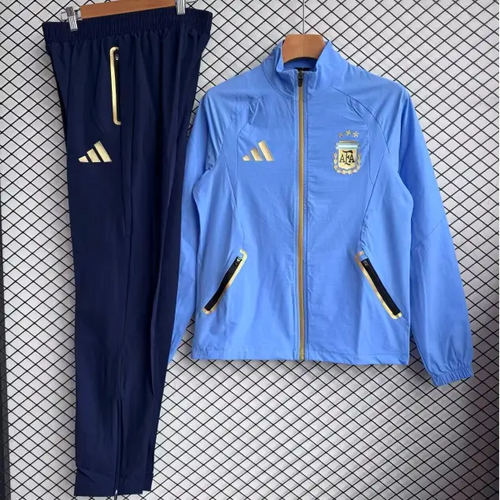 Survêtement Coupe-Vent Argentine Bleu Clair 2026 - Vêtements de sport