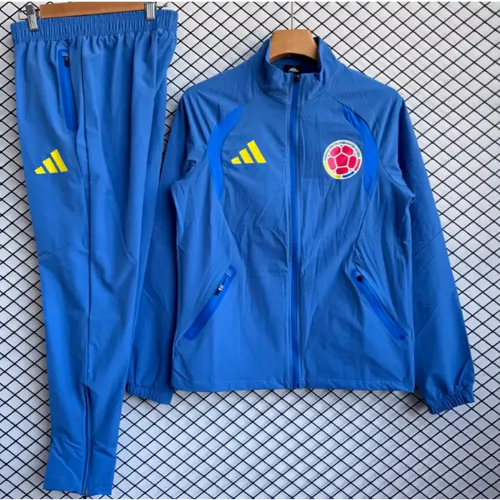 Survêtement Coupe-Vent Colombie Bleu 2026 - Vêtements de sport