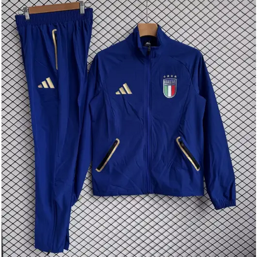 Survêtement Coupe-Vent Italie Bleu 2026 - Vêtements de sport