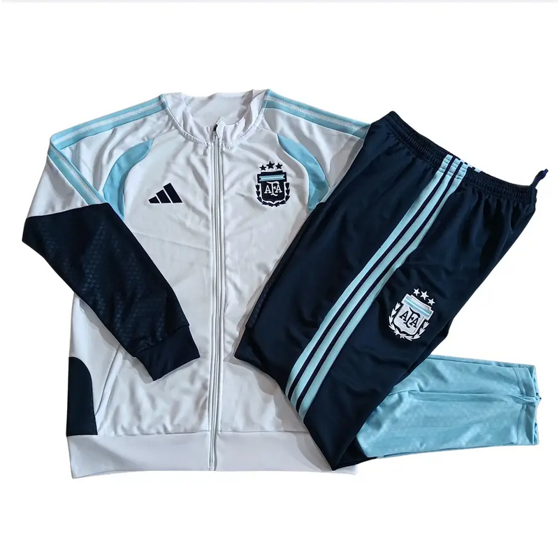 Survêtement Enfant Argentine blanc Coupe du Monde 2026