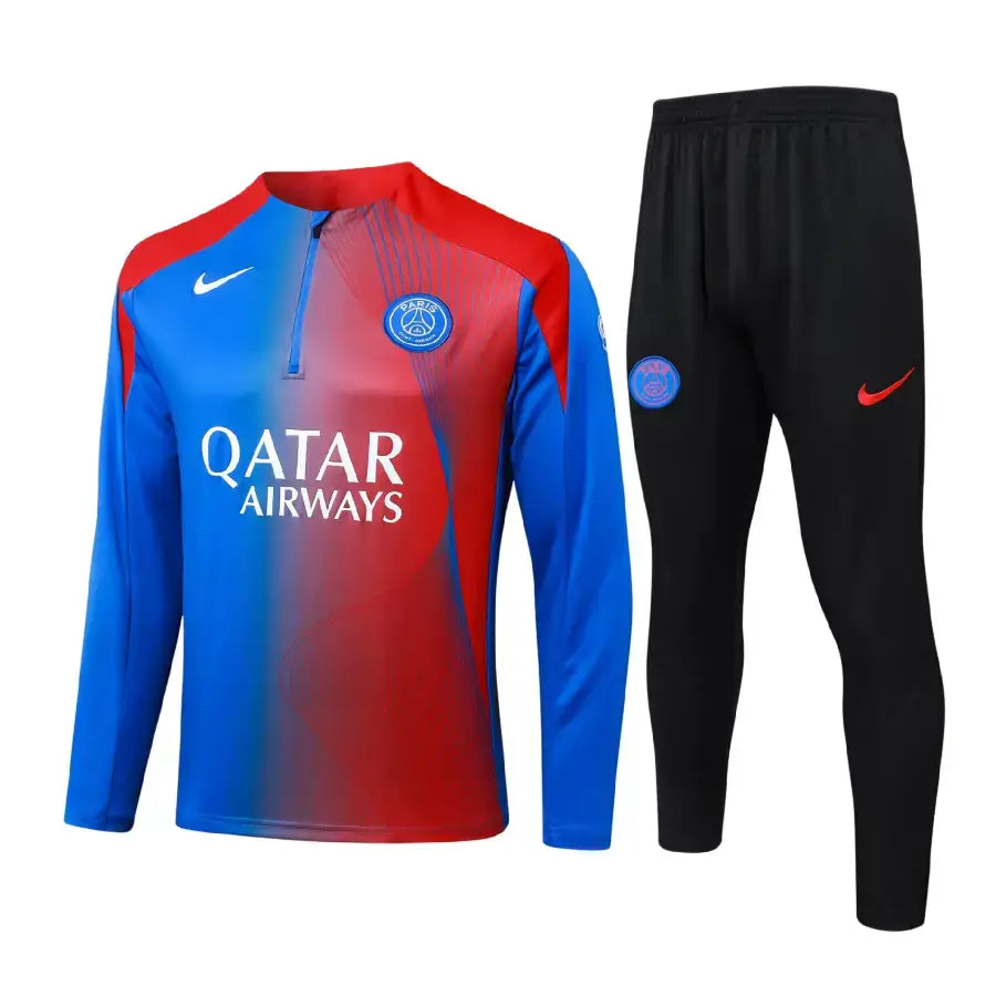 Blue kids' football tracksuit 2025-2026