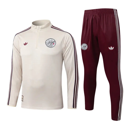 Survêtement Enfant Training Ajax 2025/2026 Beige