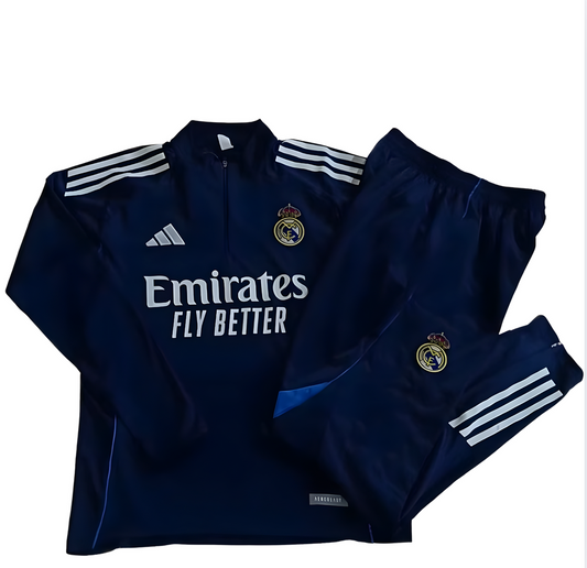 Survêtement Real Madrid bleu marine 2025/2026