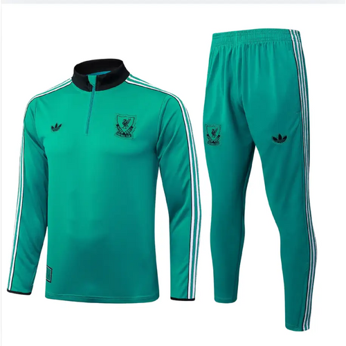 Survêtement Training Enfant Liverpool vert 2025/2026