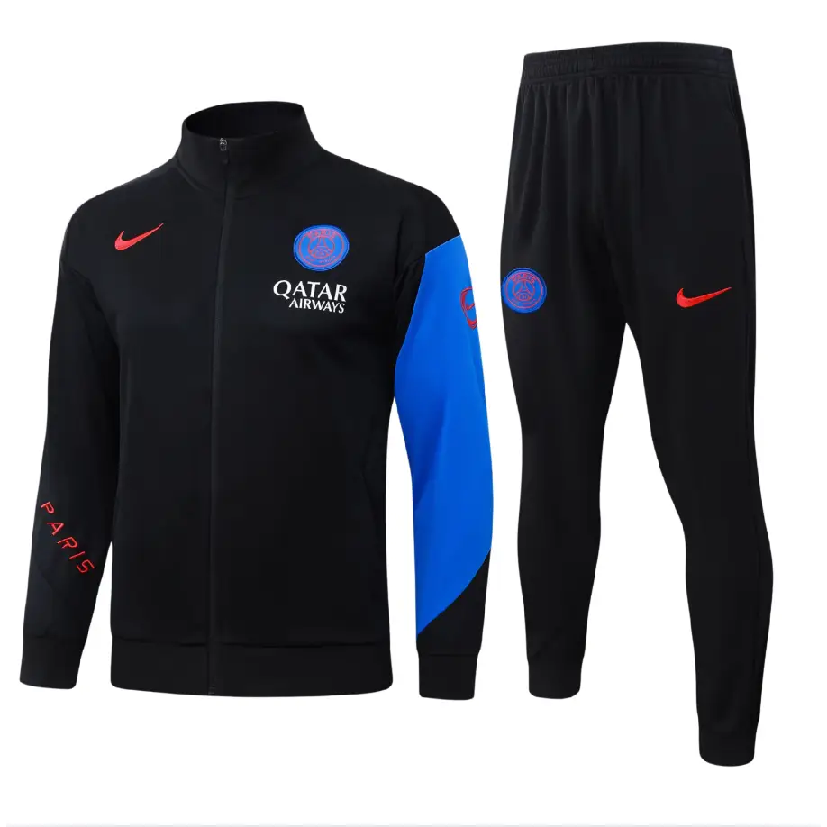 Survêtement training enfant psg noir et bleu 2025/2026