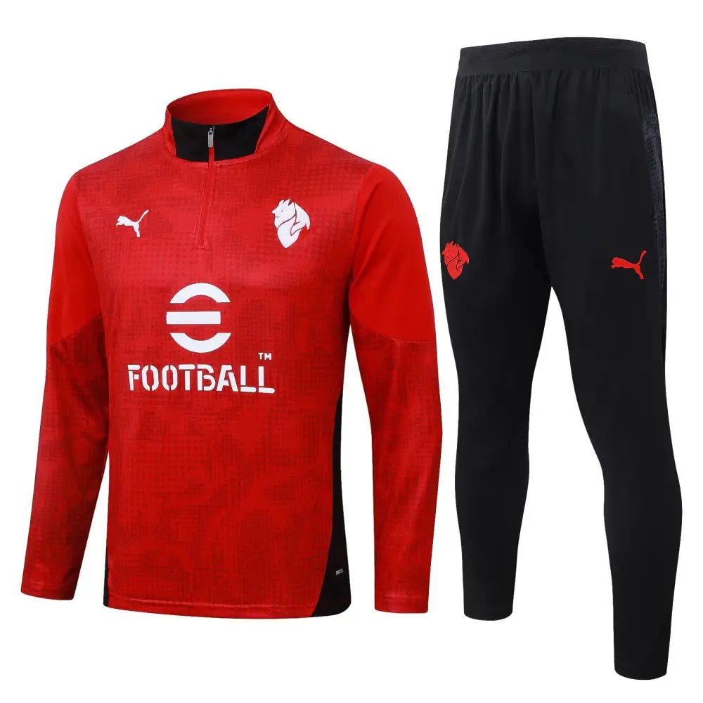 Survêtement training Milan AC rouge 2025