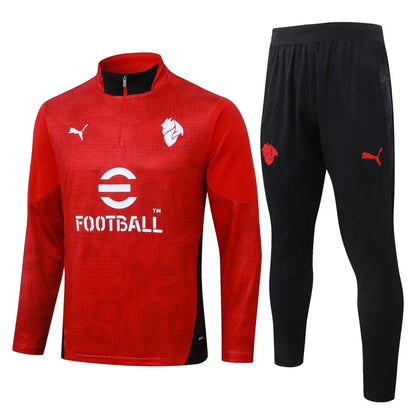 Survêtement training Milan AC rouge 2025