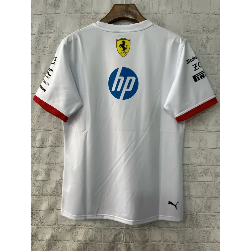 T shirt ferrari F1 Blanc - Vêtements de sport