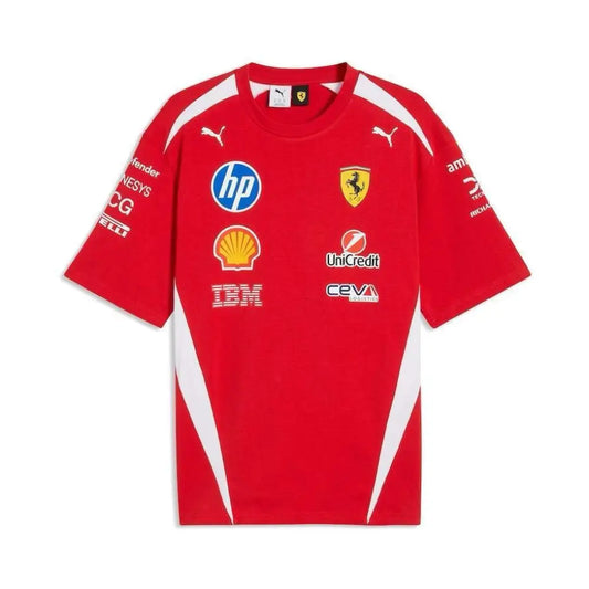 T shirt Ferrari F1 Rouge 2026 - Vêtements de sport