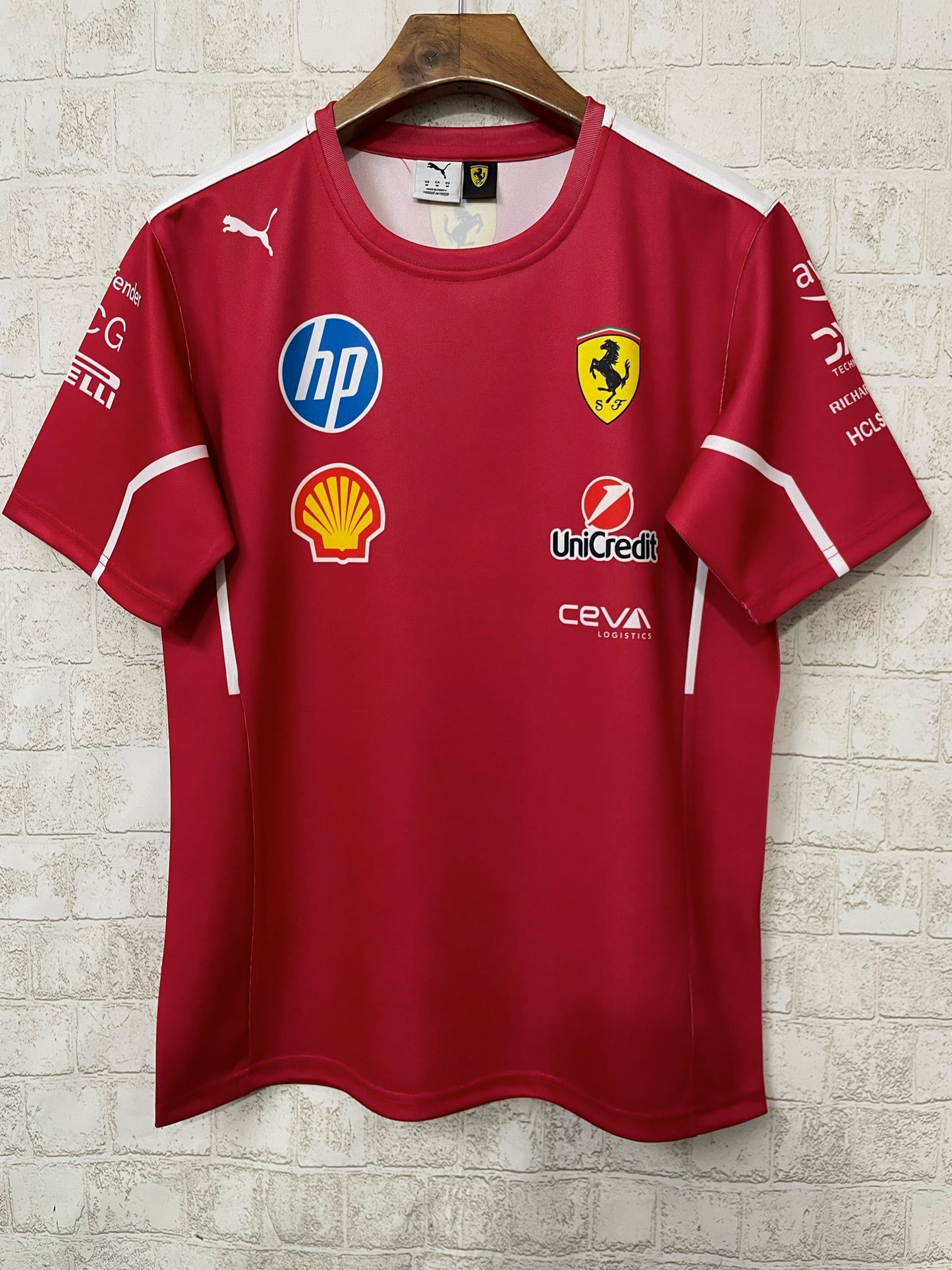 T shirt ferrari F1 rouge - Vêtements de sport