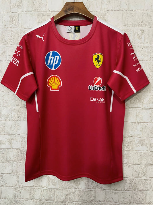 T shirt ferrari F1 rouge - Vêtements de sport