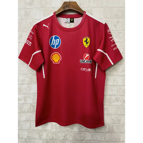 T shirt ferrari F1 rouge - Vêtements de sport