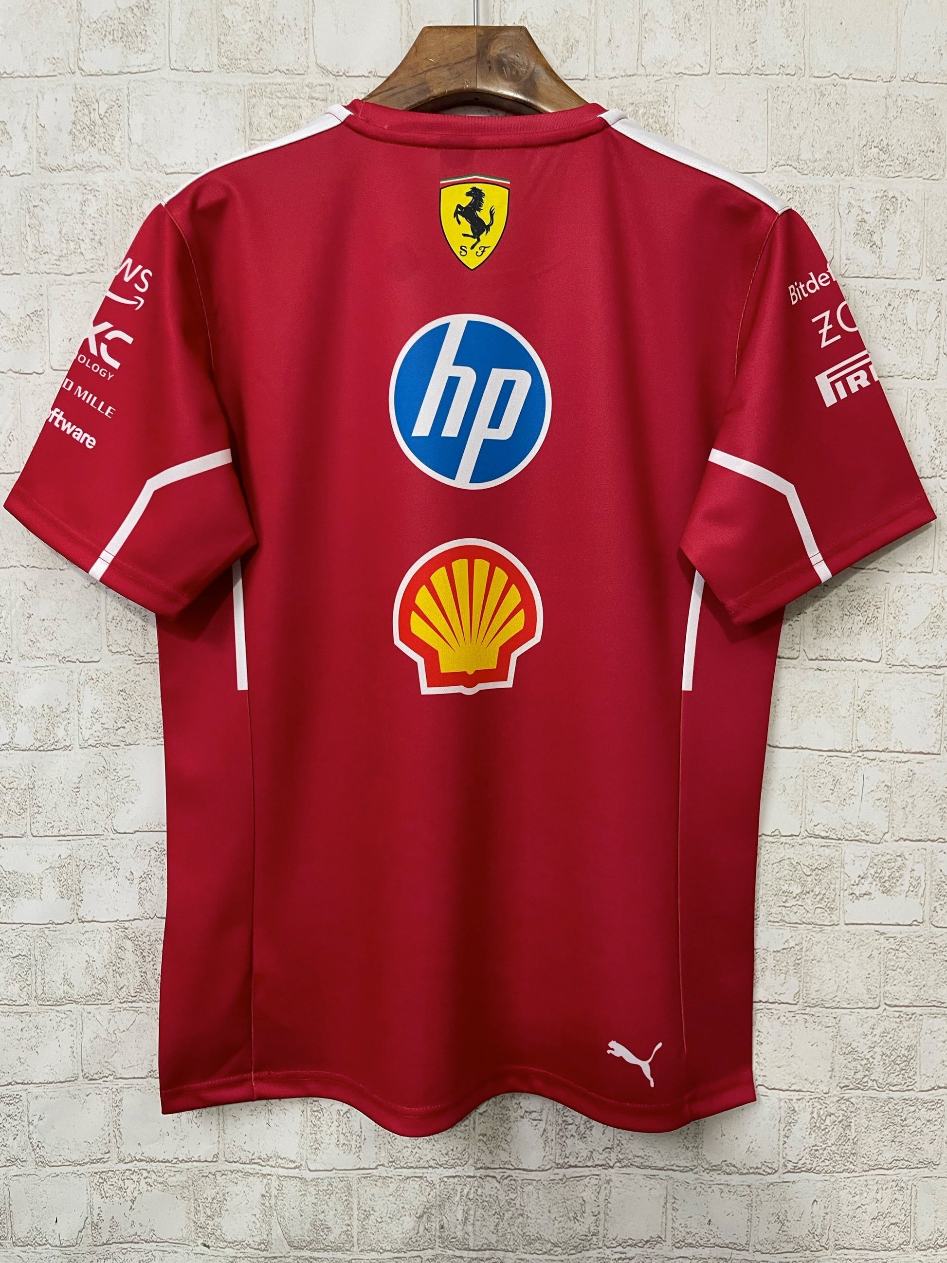 T shirt ferrari F1 rouge - Vêtements de sport