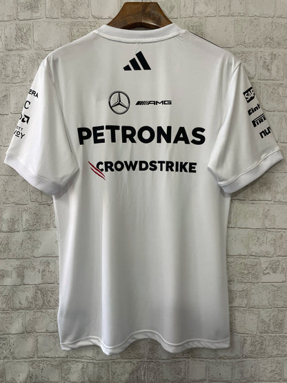 T shirt mercedes blanc - Vêtements de sport