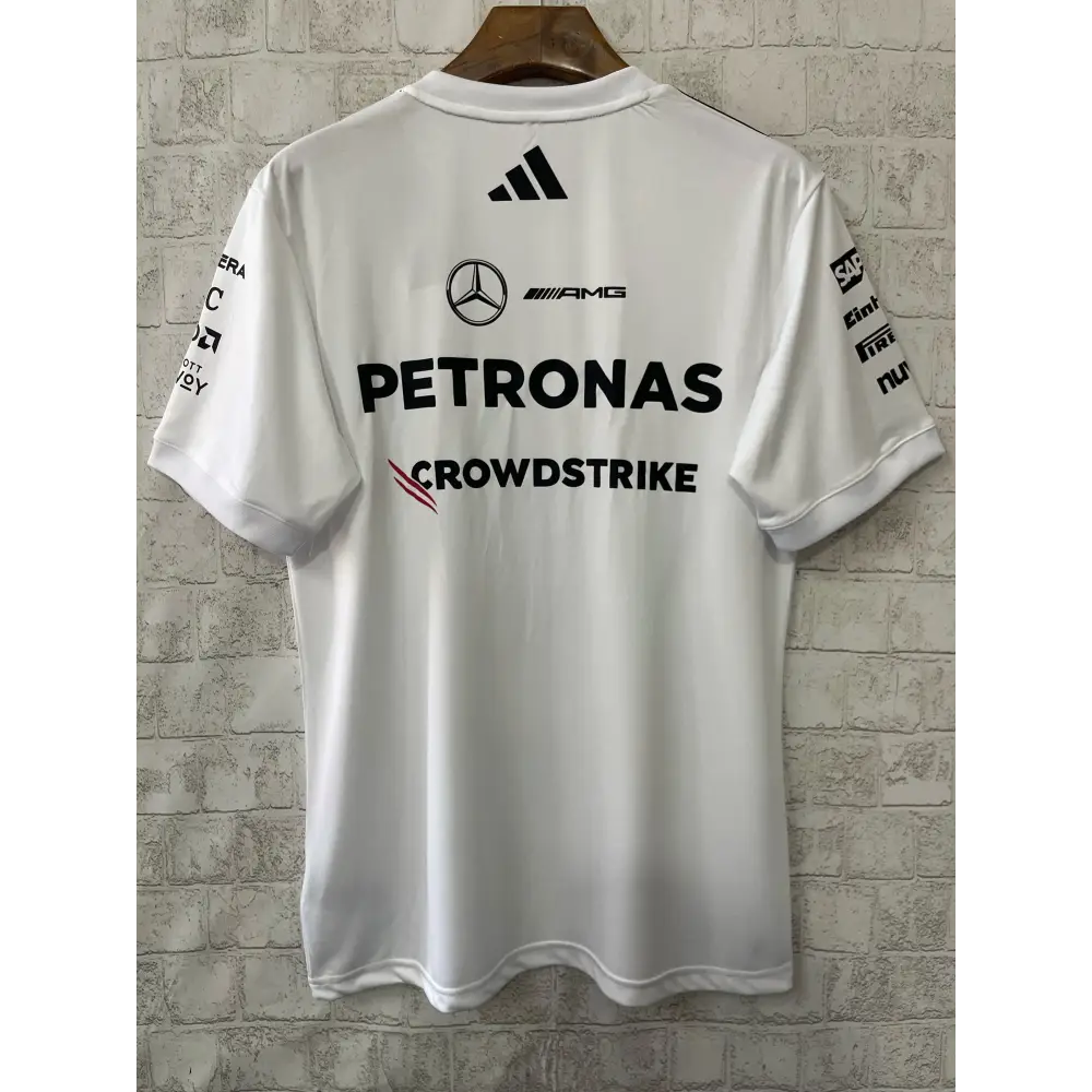 T shirt mercedes blanc - Vêtements de sport