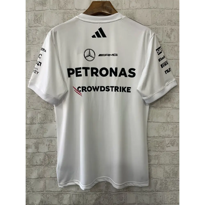 T shirt mercedes blanc - Vêtements de sport