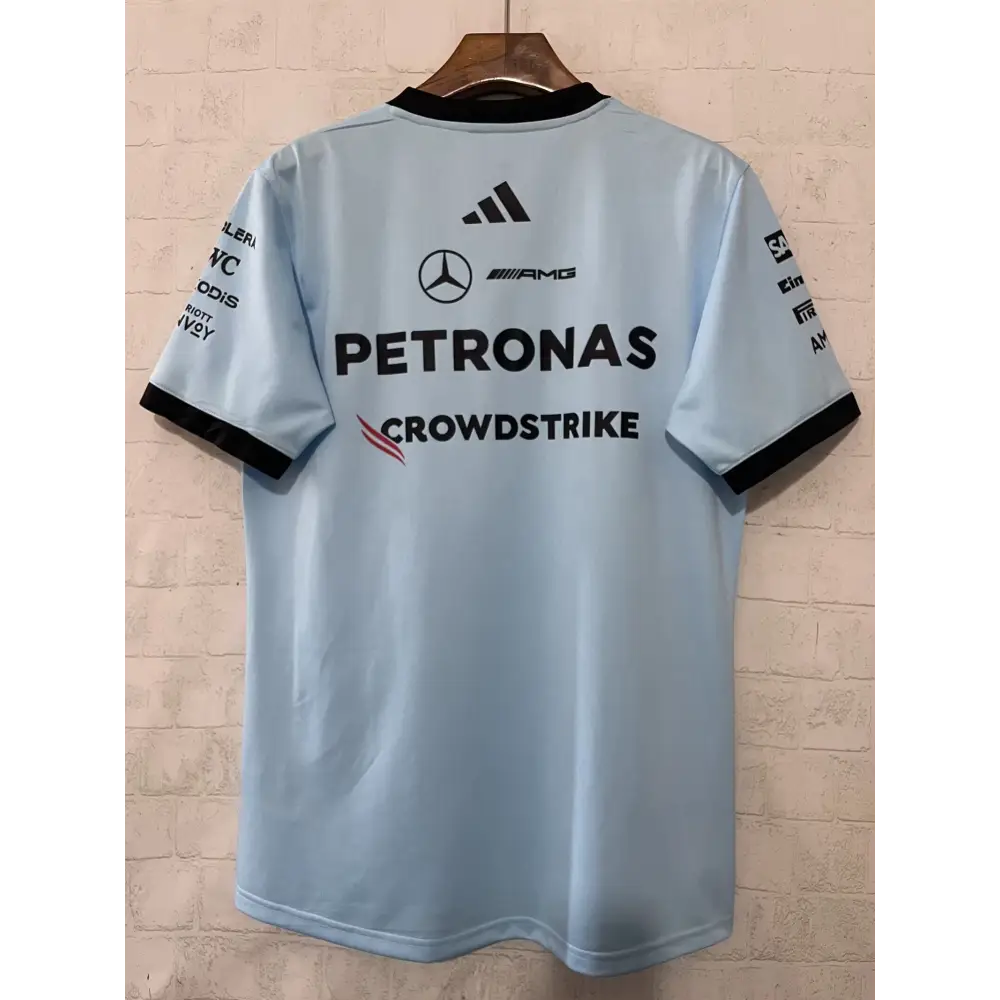 T shirt mercedes Bleu 2026 - Vêtements de sport