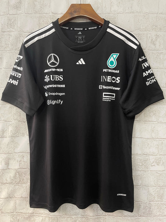 T shirt mercedes noir - Vêtements de sport