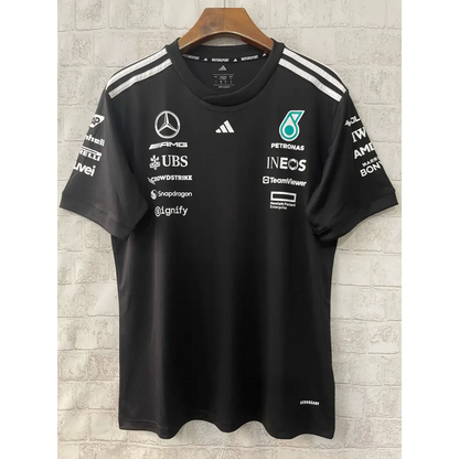 T shirt mercedes noir - Vêtements de sport